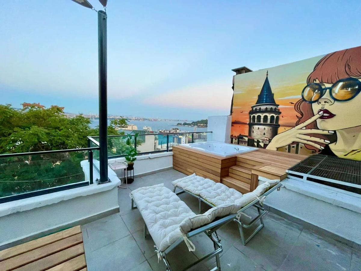 Daire Marvelous Flat With Jacuzzi Near Galata Tower *